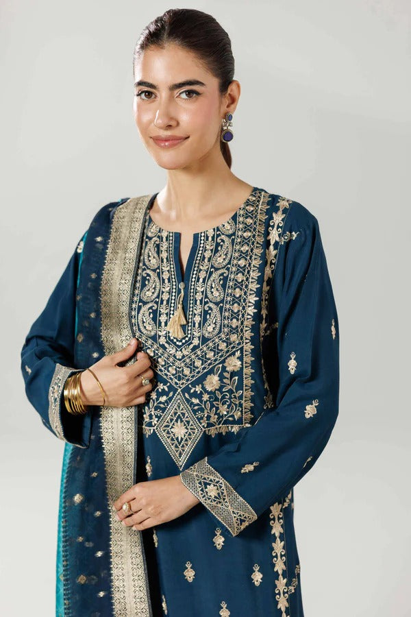 3 Piece - Embroidered Suit - 42419118